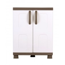 Παπουτσοθήκη Λήδα Πλαστική 73x44x96cm Μπέζ-Λευκό HOMEPLAST 5200310909160